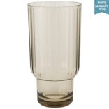 Danica Acrylic Fluted Highball Glass - Olive Green