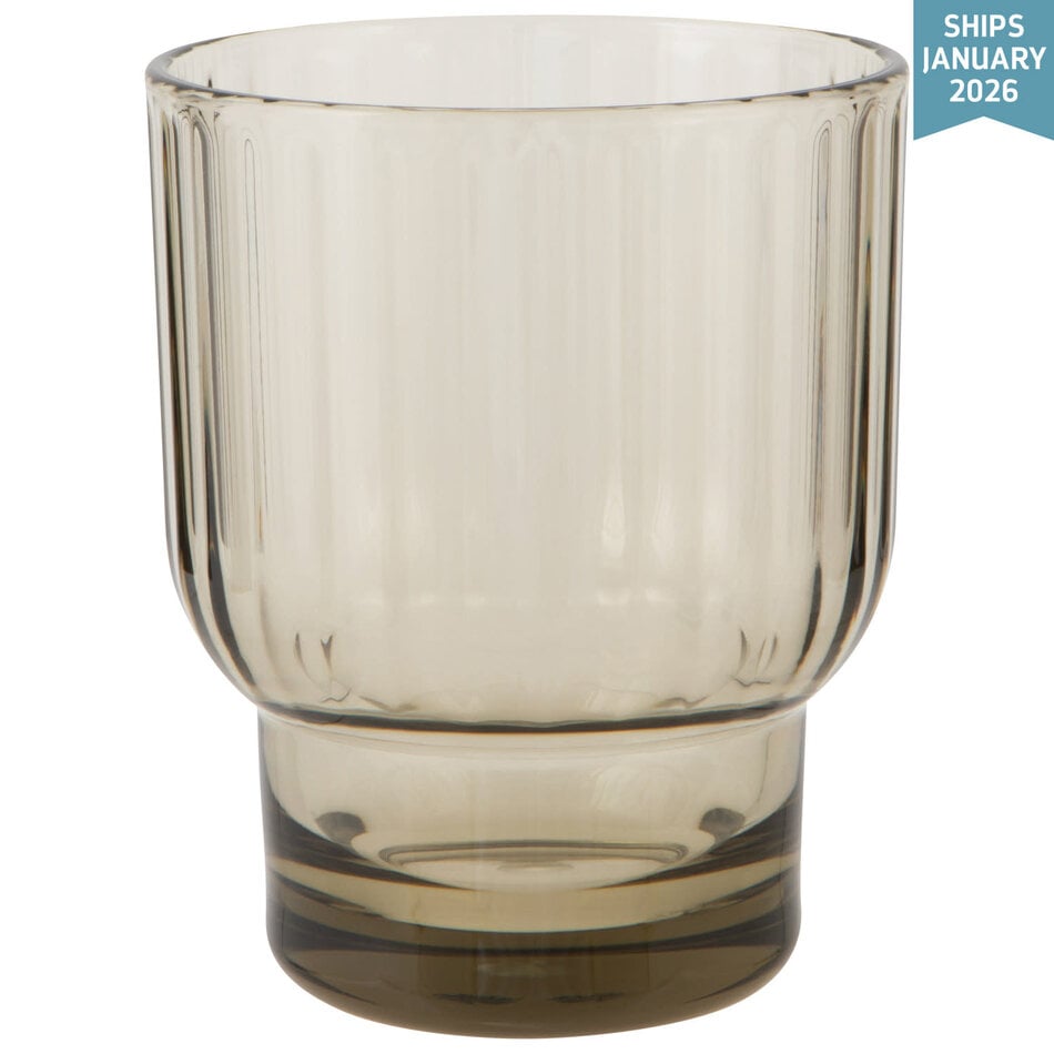 Danica Acrylic Fluted DOF Glass - Olive Green