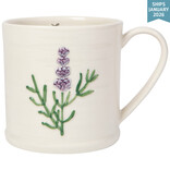 Danica Lavender Embossed Mug