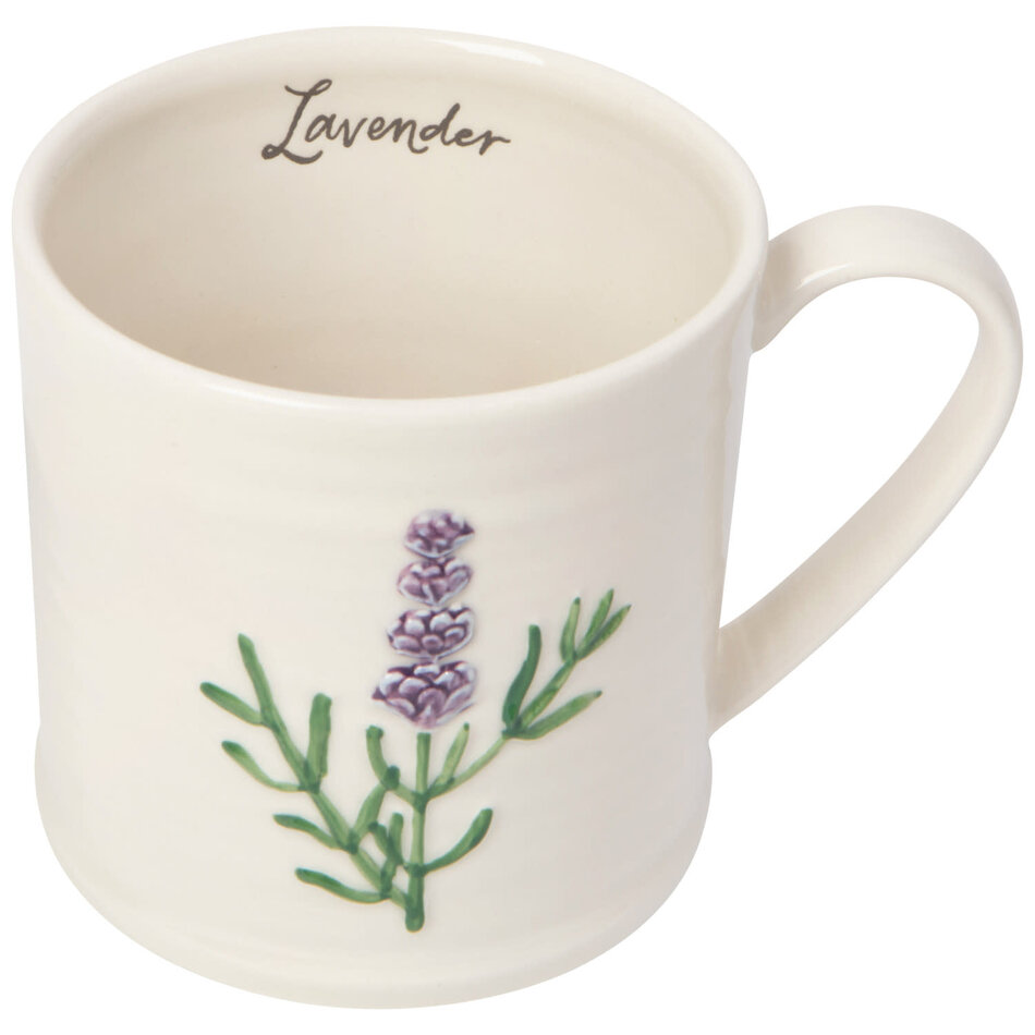 Danica Lavender Embossed Mug