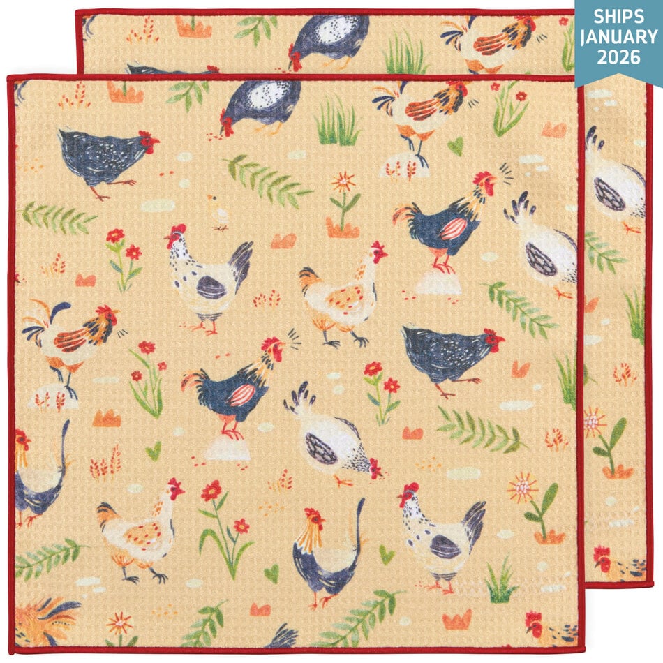 Danica Free Range Recycled Microfibre Dishcloths Set of 2