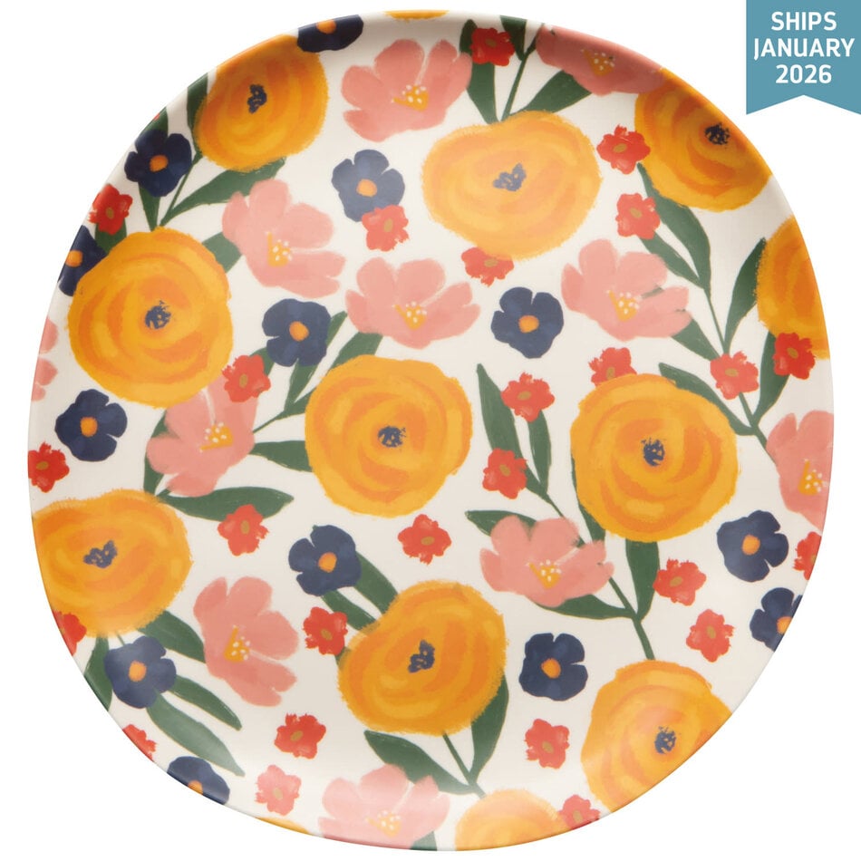 Danica Full Bloom Melamine Dinner Plate