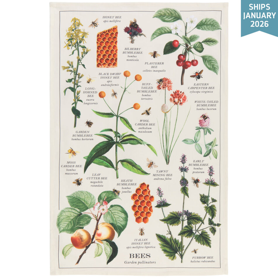 Danica Bee Varieties Fine Print Dishtowel
