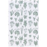 Danica Fresh Herbs Elm Green Floursack Dishtowels Set of 2