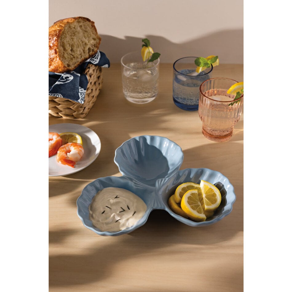 Danica Seashell Divided Dish