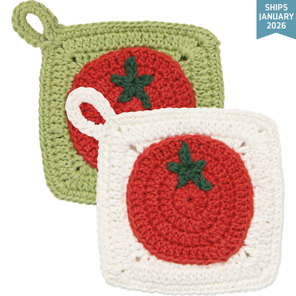 Danica Heirloom Tomatoes Crochet Sponges Set of 2