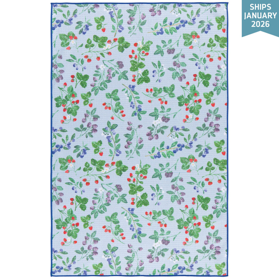Danica Berry Bramble Recycled Microfibre Dishtowel