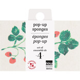 Danica Berry Bramble Pop Up Sponges Set of 4 Assorted