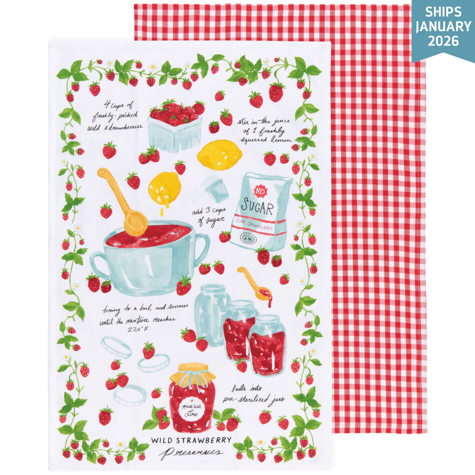 Danica Jam Recipe Dishtowels Set of 2