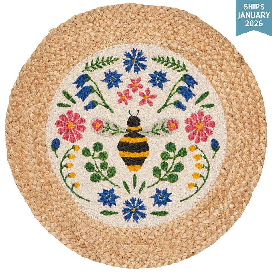 Danica Bee Garden Braided Placemat