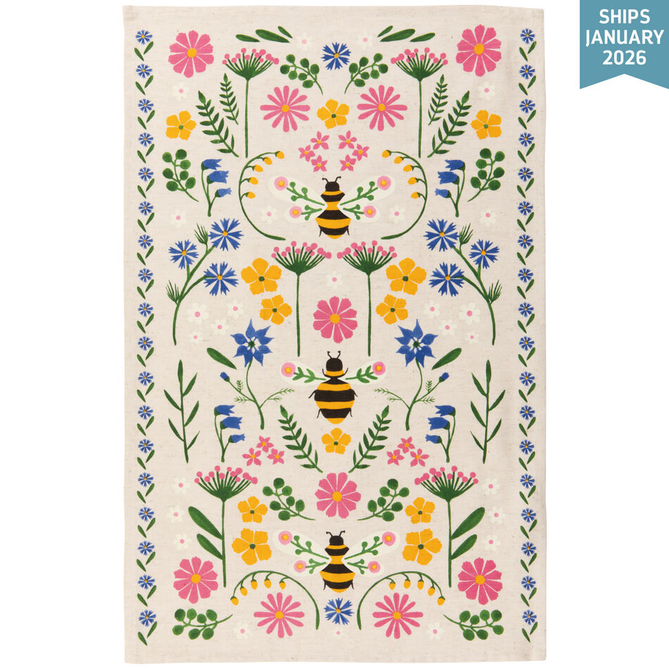 Danica Bee Garden Dishtowel