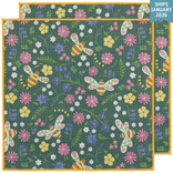 Danica Bee Garden Recycled Microfibre Dishcloths Set of 2