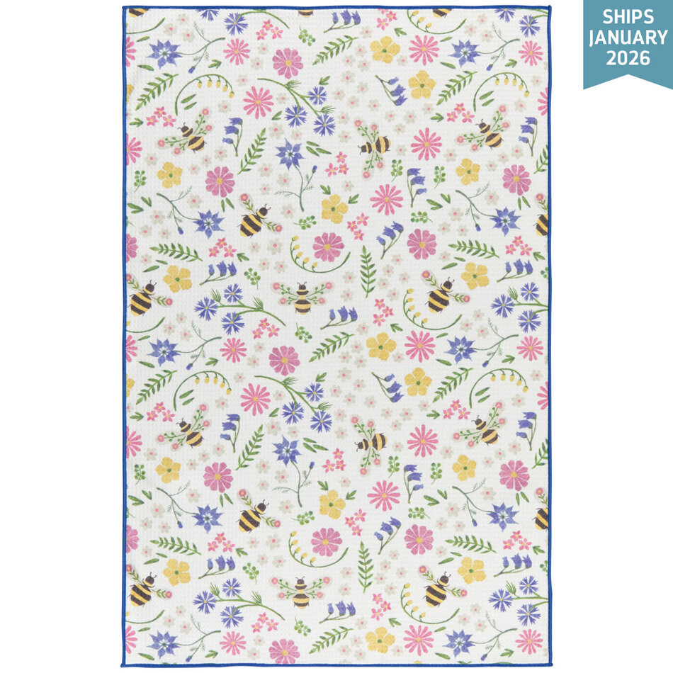 Danica Bee Garden Recycled Microfibre Dishtowel