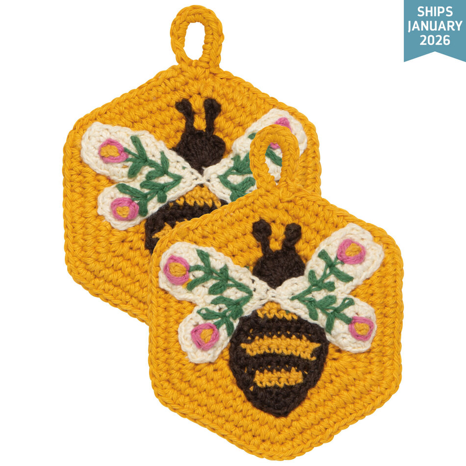 Danica Bee Garden Crochet Sponges Set of 2
