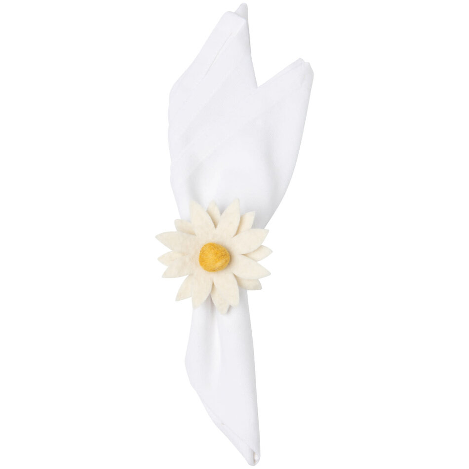 Danica Daisy Felt Napkin Ring
