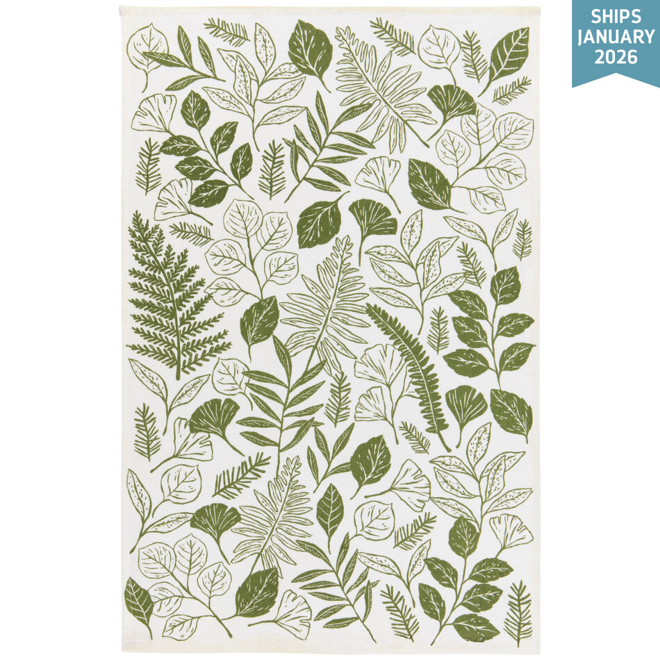 Danica Fern & Frond Terry Dishtowel