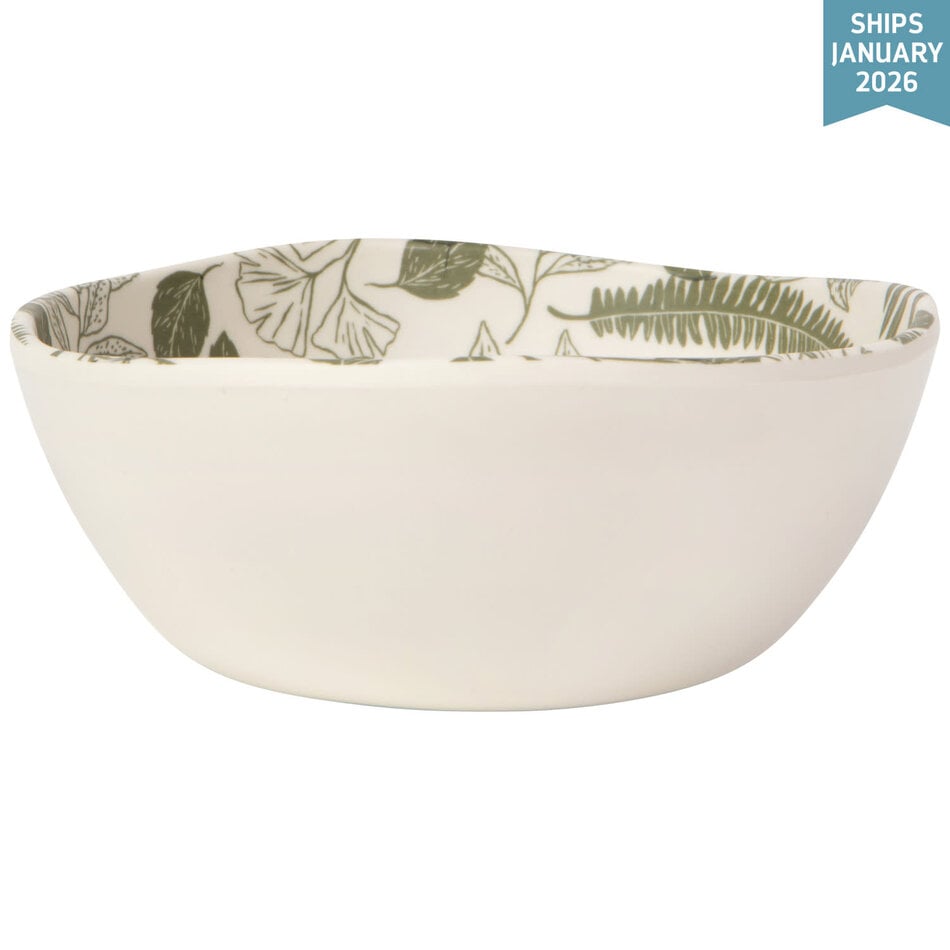 Danica Fern & Frond Melamine Cereal Bowl