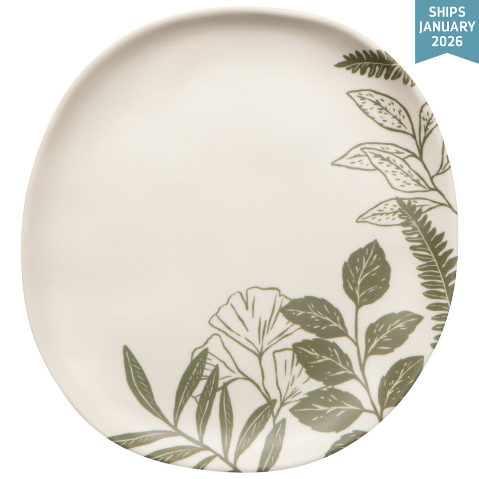 Danica Fern & Frond Melamine Side Plate