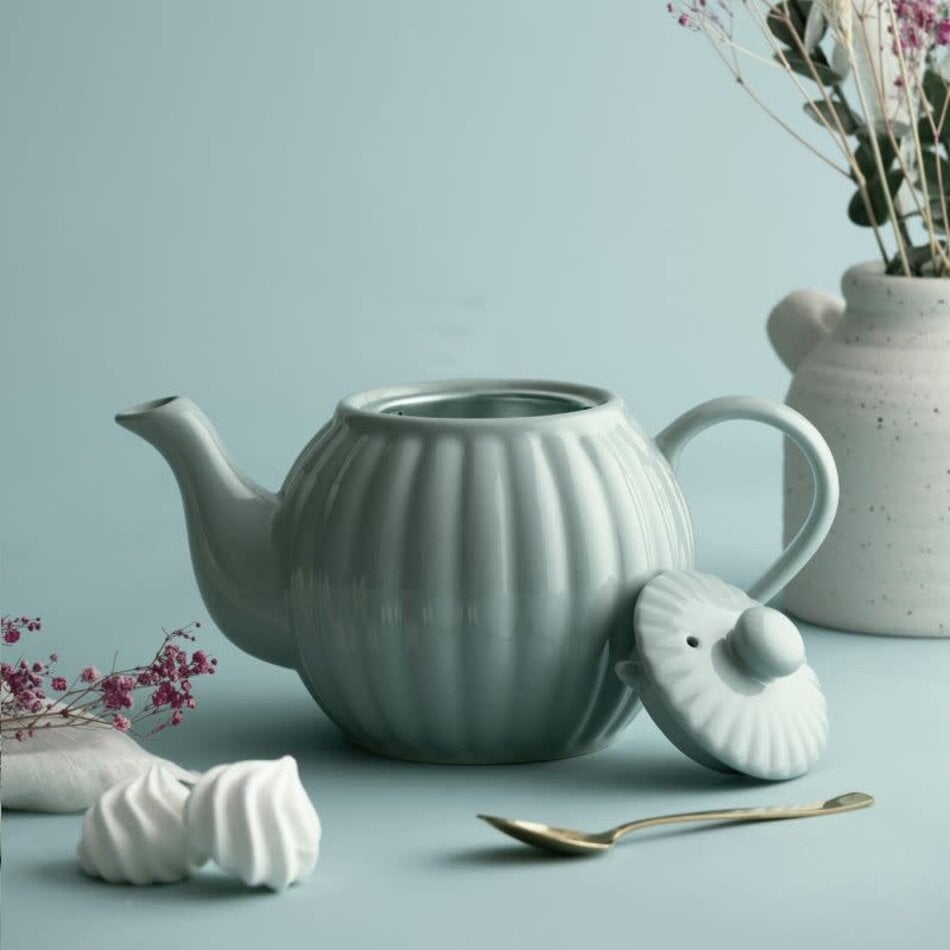 Price & Kensington, Luxe Teapot, 6 Cup, Duck Egg