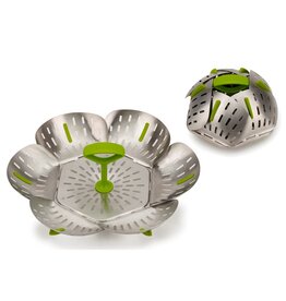 Joseph Joseph Bloom Steel Folding Steamer Basket