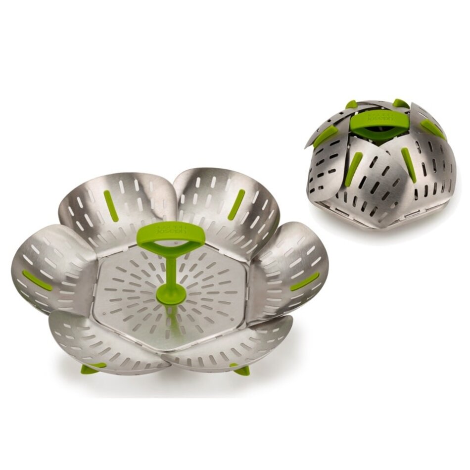 Joseph Joseph Bloom Steel Folding Steamer Basket