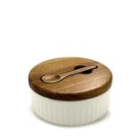 BIA Divided Salt Keeper with Spoon