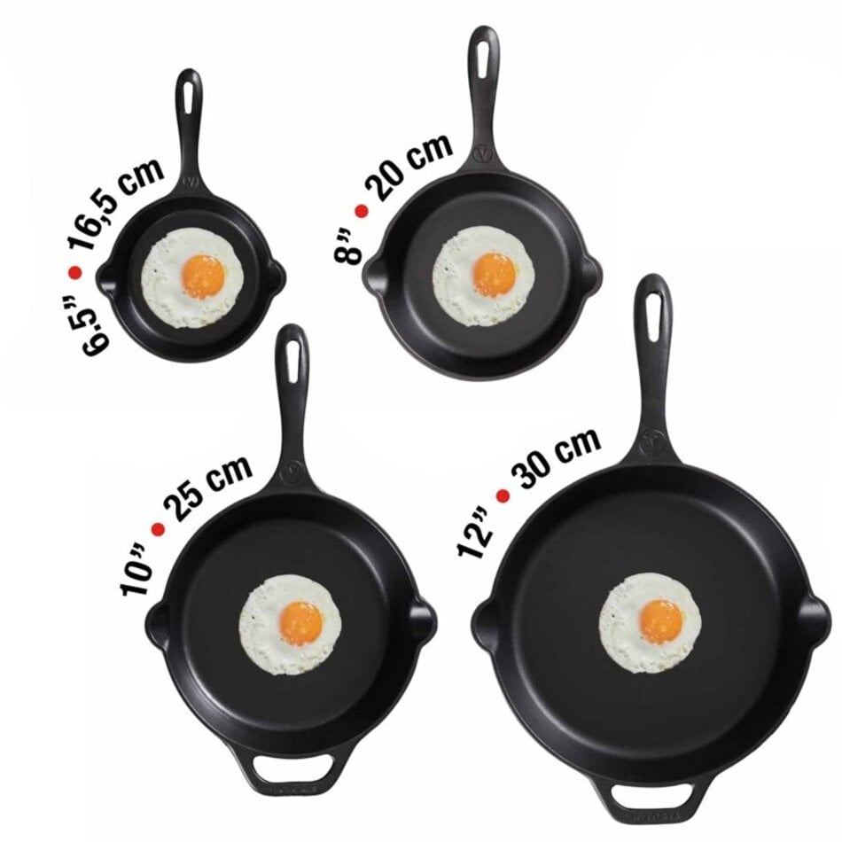 Victoria Cast Iron Skillet, 8"