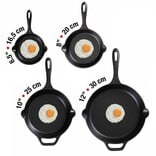 Victoria Cast Iron Skillet, 12"