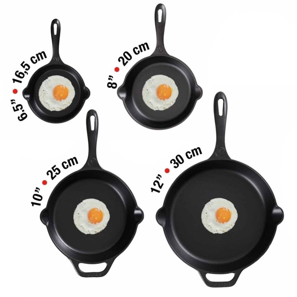 Victoria Cast Iron Skillet, 12"
