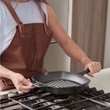 Victoria Cast Iron Grill Pan, 10"
