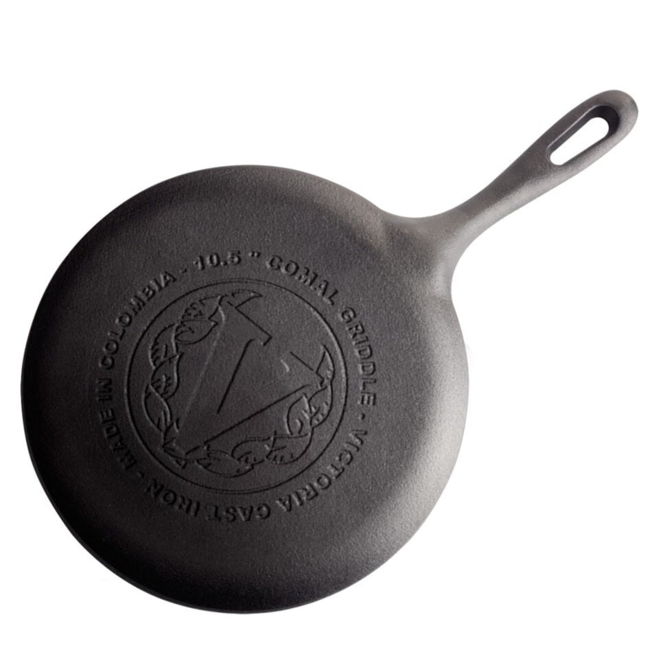 Victoria Cast Iron Crepe Pan, 10.5"