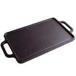 Victoria Reversible Cast Iron Griddle - 33 x 21 cm