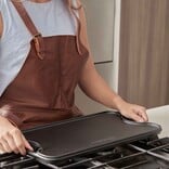 Victoria Reversible Cast Iron Griddle - 47 x 25 cm