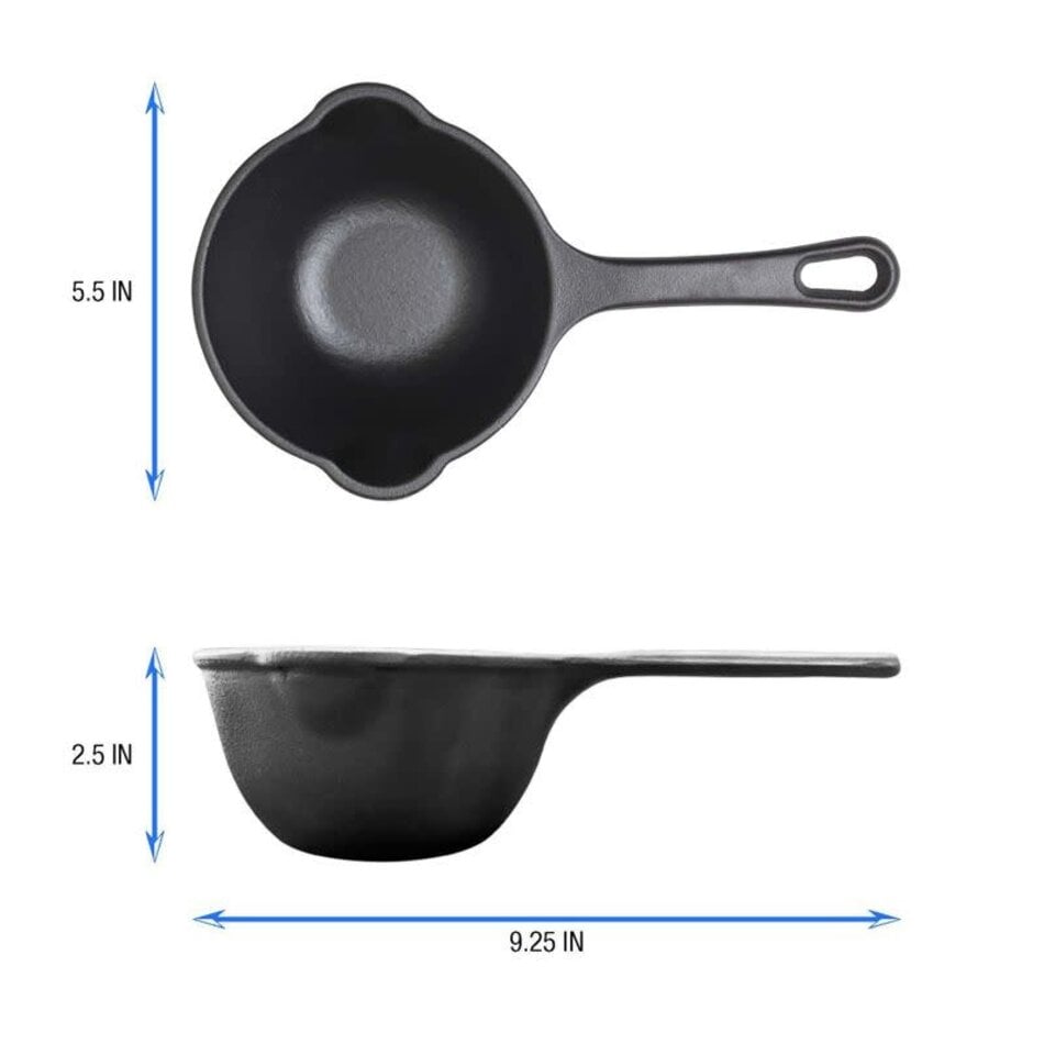 Victoria Cast Iron Mini Saucepan, 0.4L