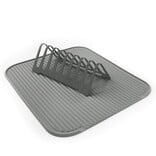 Dish Rack and Draining Mat Set, 2pcs