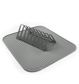 Dish Rack and Draining Mat Set, 2pcs