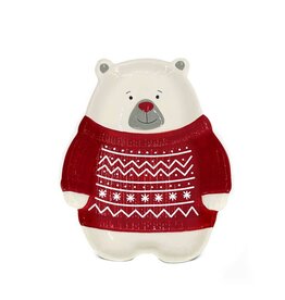 Polar Bear Sweater Plate