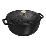 Staub Horse Cocotte, Black