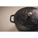 Staub Horse Cocotte, Black