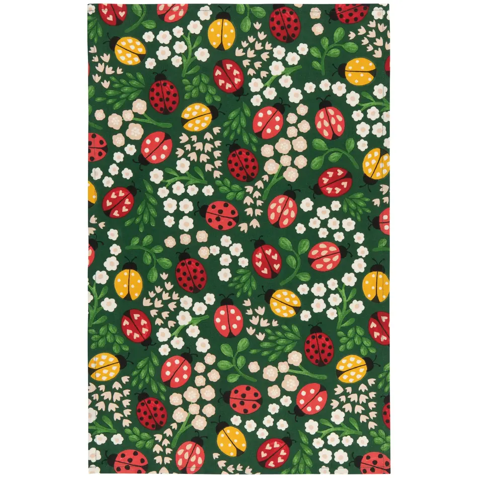 Danica Ladybugs Dishtowel
