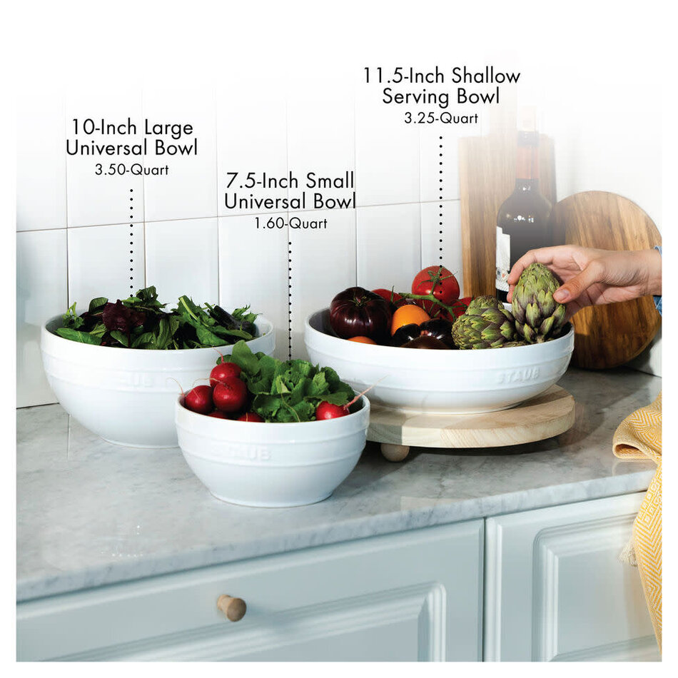 Staub 28cm Bowl - White