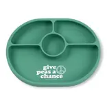 Bella Tunno Give Peas a Chance Kid's Wonder Plate