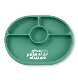 Bella Tunno Give Peas a Chance Kid's Wonder Plate