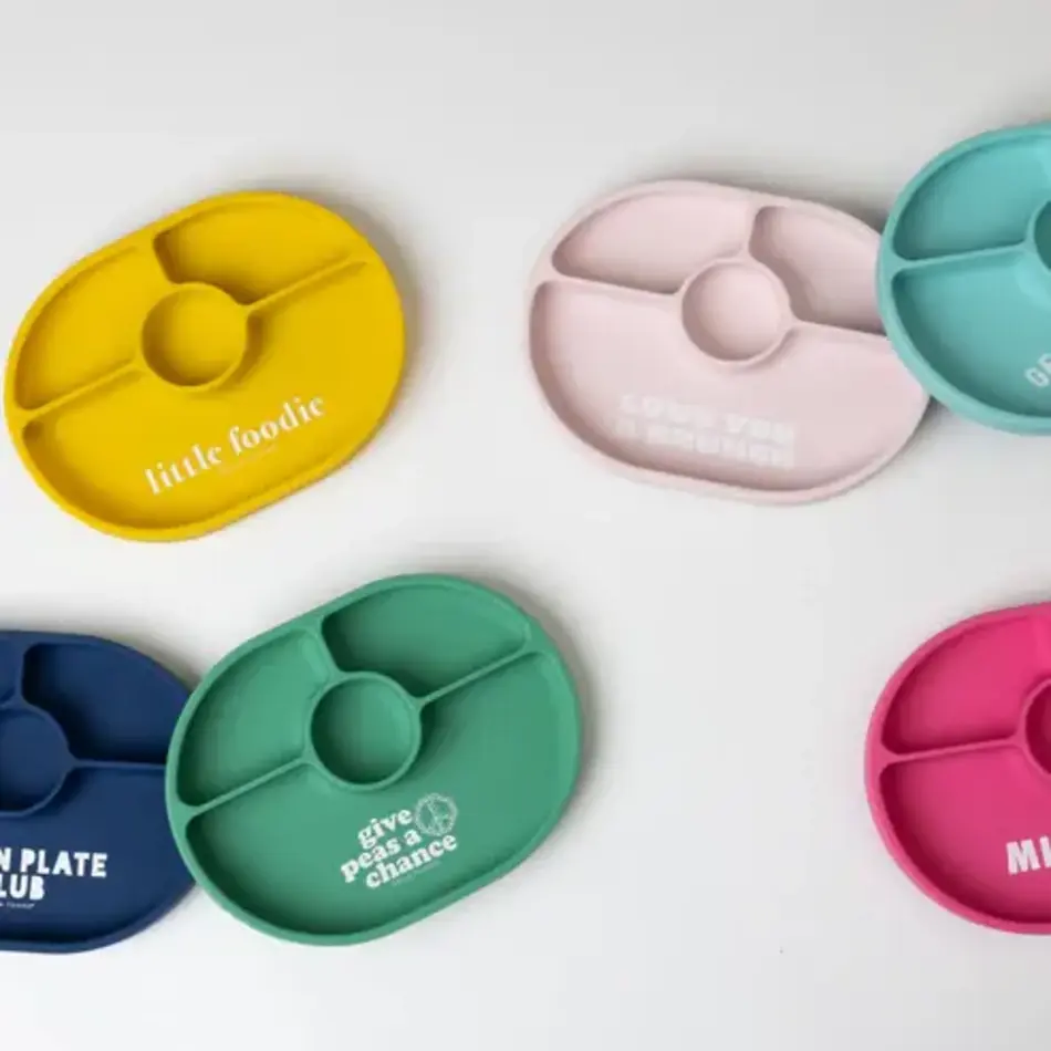 Bella Tunno Give Peas a Chance Kid's Wonder Plate