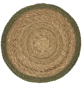 Danica Green Border Seagrass Placemat