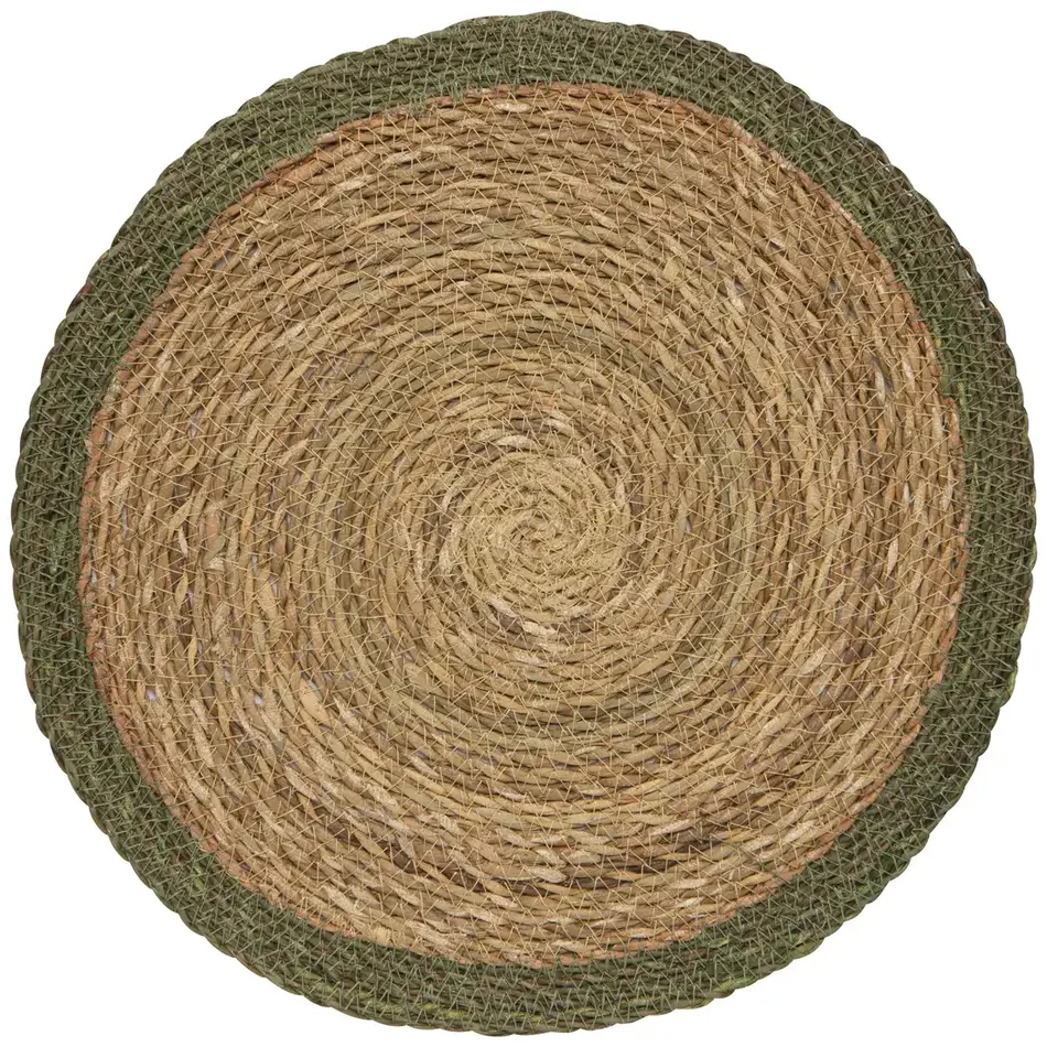 Danica Green Border Seagrass Placemat