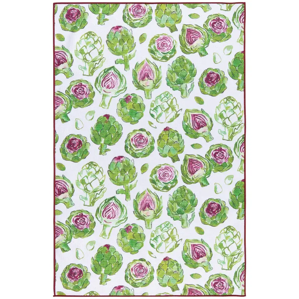 Danica Artichoke Recycled Microfibre Dishtowel