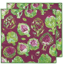 Danica Artichoke Recycled Microfibre Dishcloths Set of 2