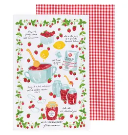 Danica Jam Recipe Dishtowels Set of 2