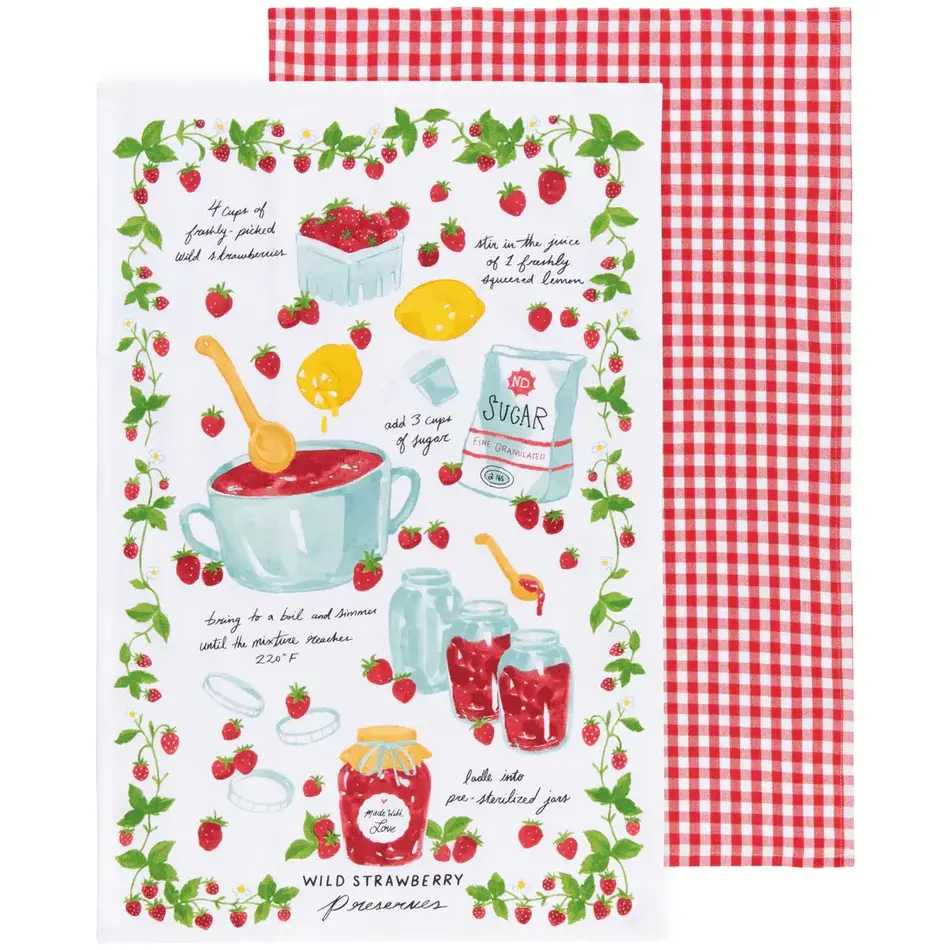 Danica Jam Recipe Dishtowels Set of 2